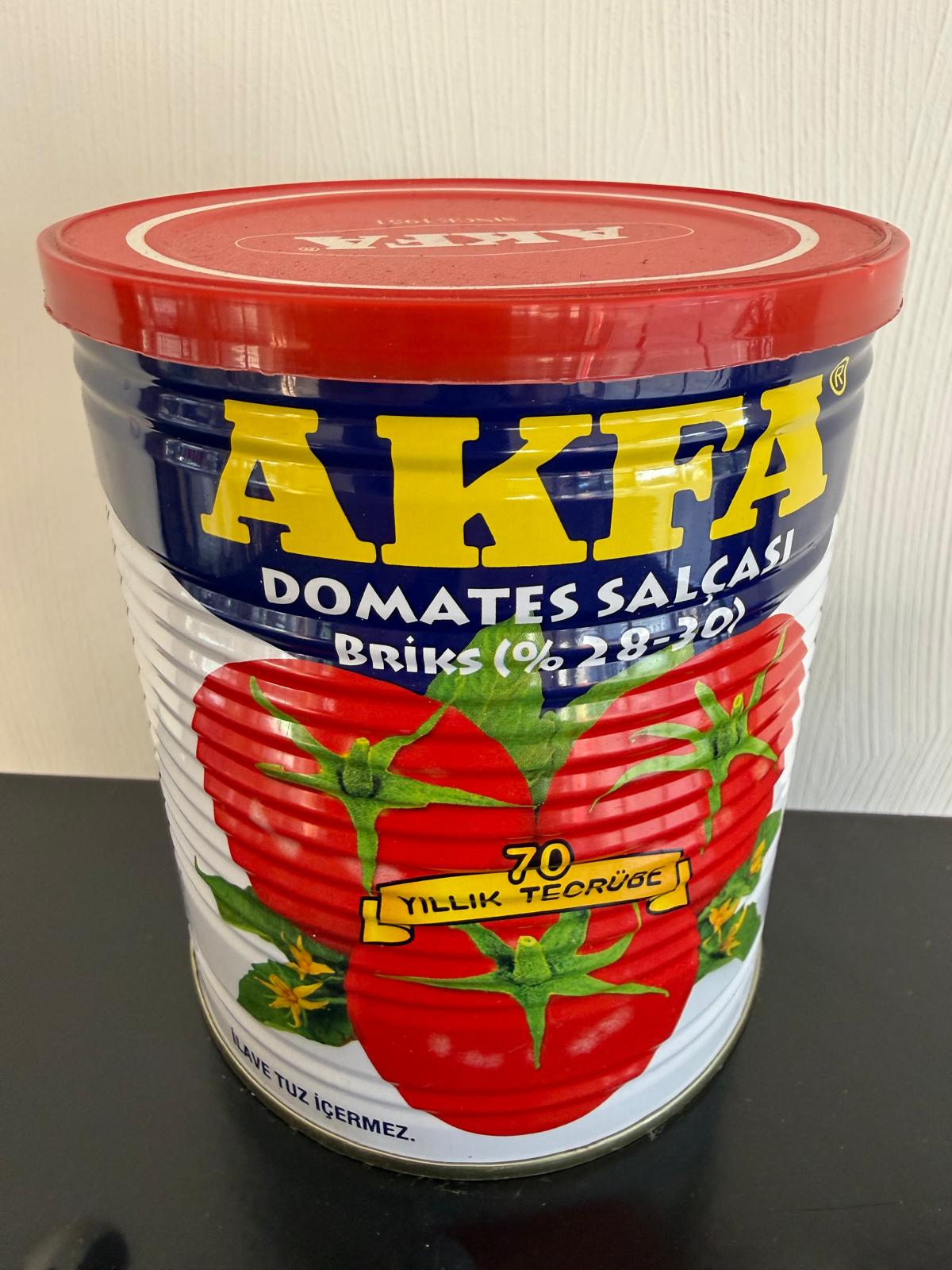 Akfa/Burcu Domates Salca Tomatenmark Dose 830g