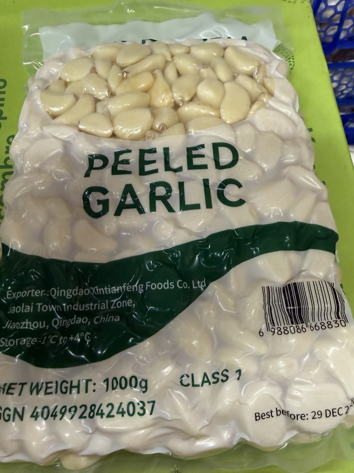 Knoblauch geschält 1kg