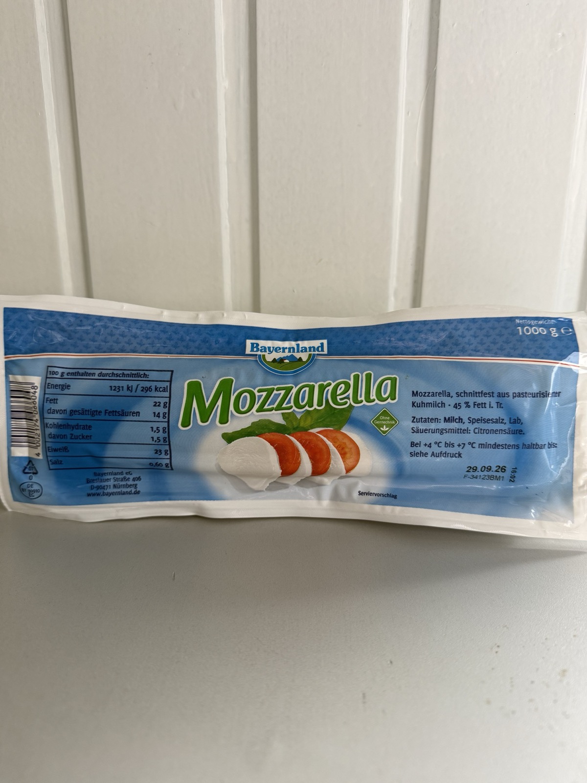 Mozzarella 1kg