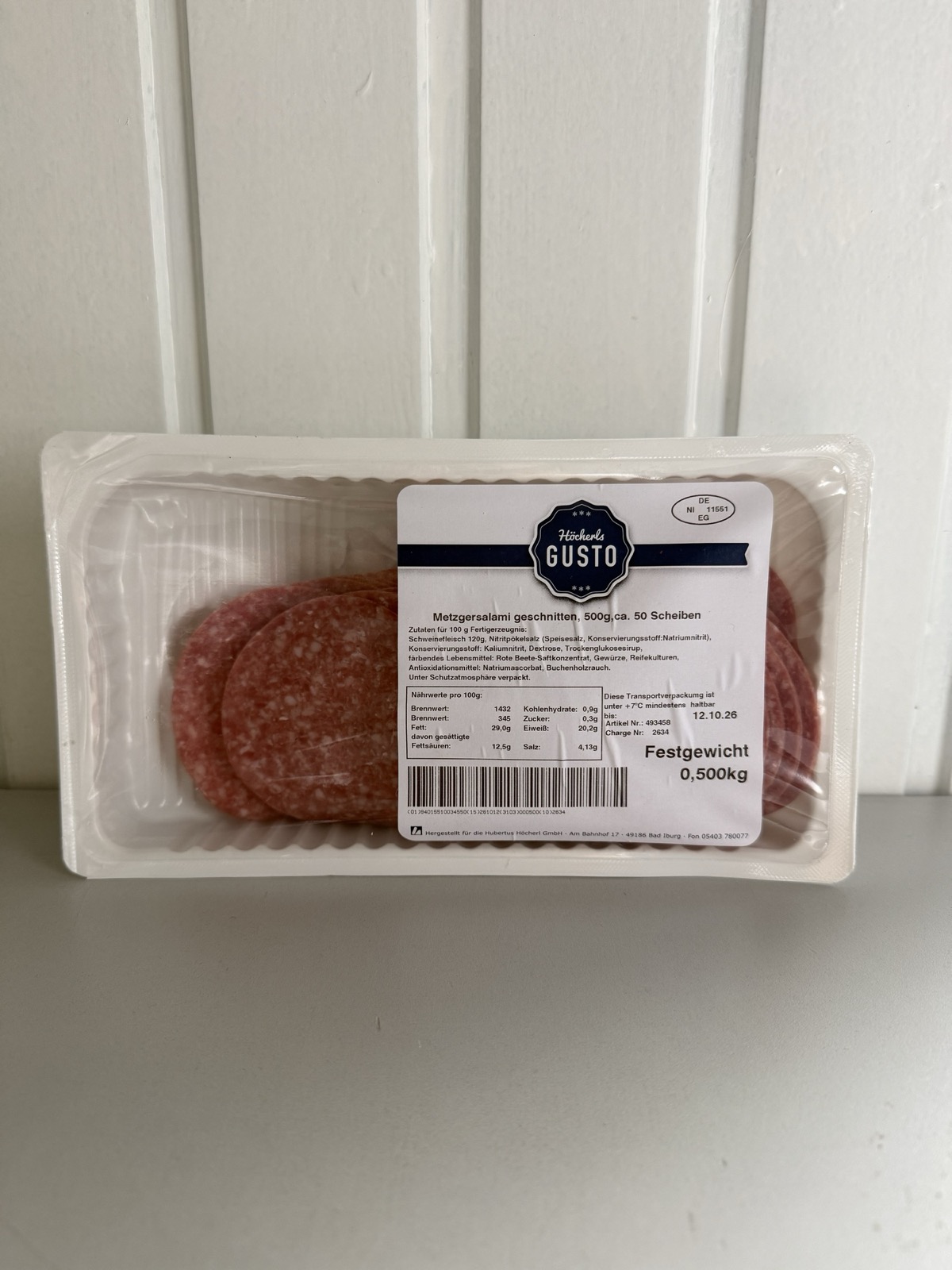 Salami geschnitten 1kg