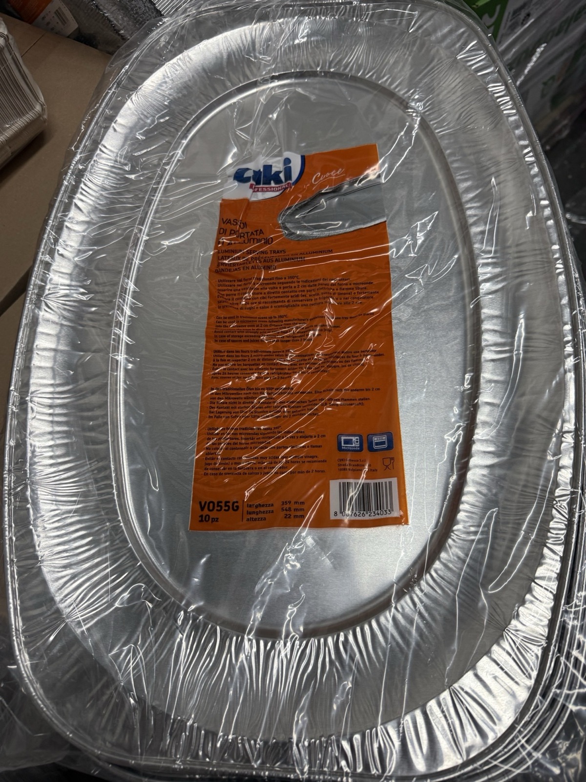 Alu - Servierplatte 2151H 547mmx360mm 10st.